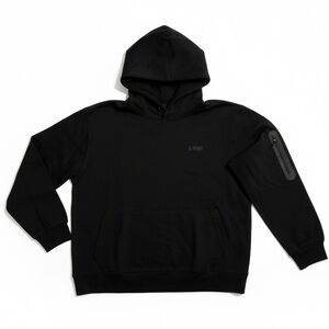 G-West Classic Black Full Zip Sweatshirt